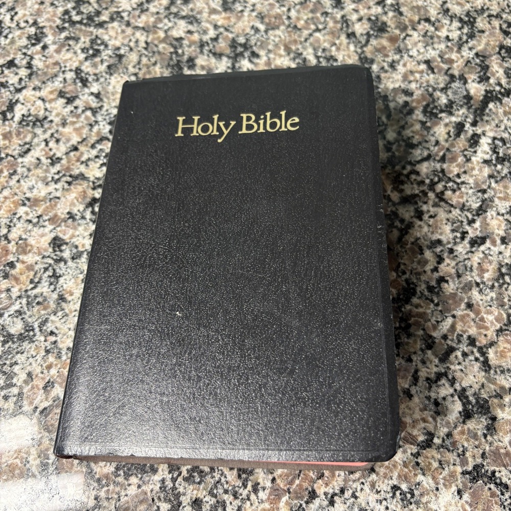 Thomas Nelson Holy Bible King James Version KJV Red Letter Edition Black Cover